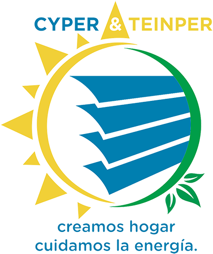 Logotipo Cyper & Teinper con slogan